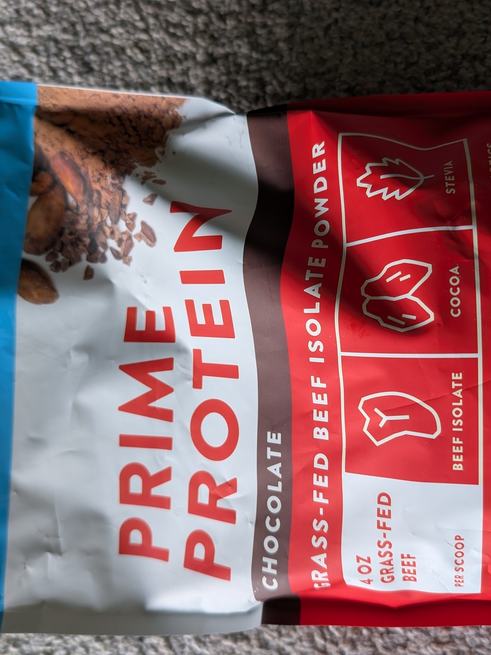 Equip Prime Protein Chocolate Powder - Red & White Packaging